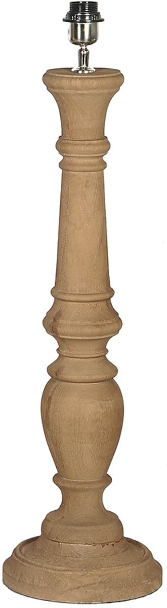 by Mooss - Tafellamp - Miami - Almond - Hout - Baluster - 70 cm