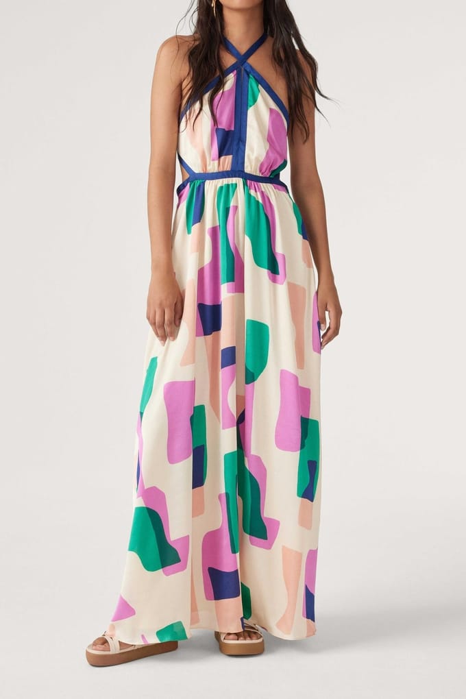 BA&SH Robe Goomy Ecru Taglia: S | Maxi abiti Outlet | Donna | Marrone