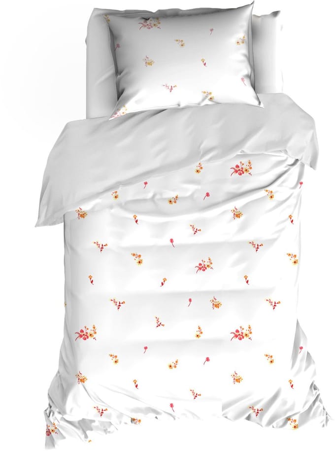 De Witte Lietaer Dekbedovertrek Fiorello Sunkiss - 140 x 200/220 + 60 x 70 cm - Katoen Satijn