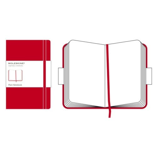 Moleskine Classic Notitieboek - Large - Hardcover - Blanco - Rood