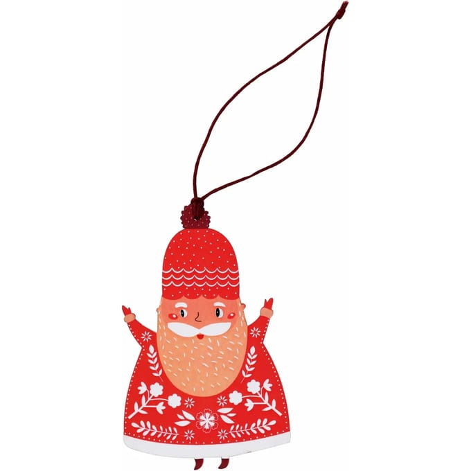 Houten kerstman decoratie Rex London