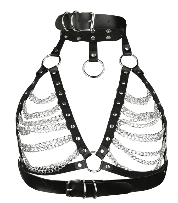 Poizen Industries - Gothic Harness - Tallulah Harness - voor Vrouwen - zwart