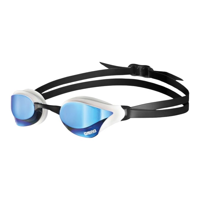 Arena Cobra Core Swipe Mirror Zwembril - Wit / Blauw | Maat: UNI