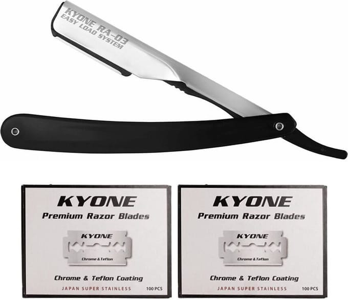 Kyone Easy load Razor (incl. 10 mesjes) + 2x gratis Kyone Double Blades 1x10
