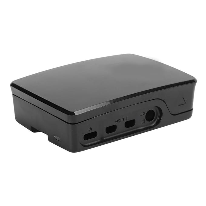 ABS Behuizing Doos Zwart Wit Past voor Raspberry Pi 4B Beschermende Behuizing Doos Zwart