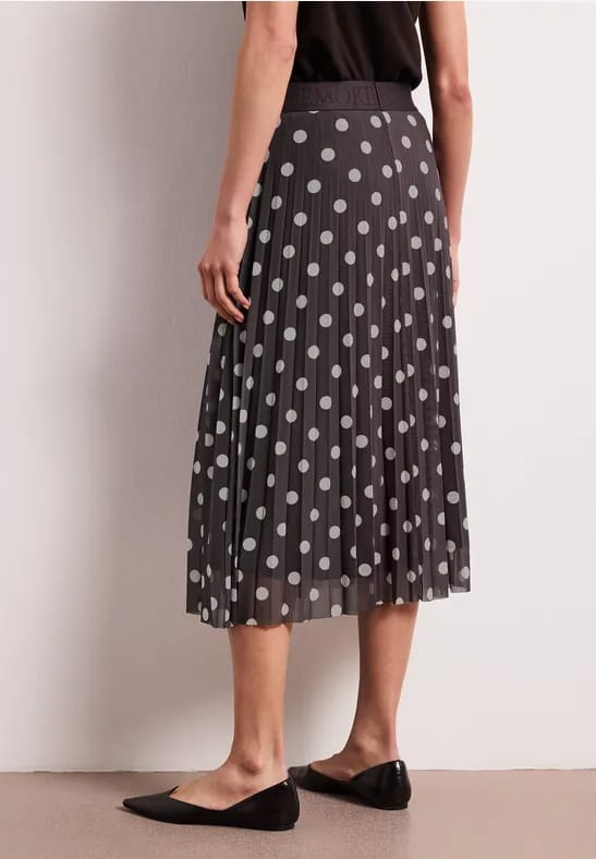 Midirok van mesh met print