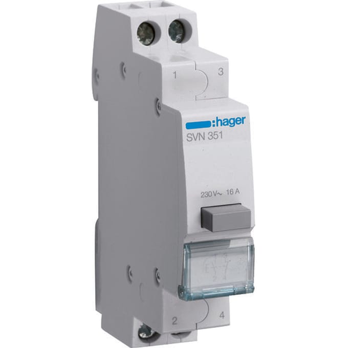 Hager Signaalmodules & Drukknoppen Modulaire Drukknop - SVN351 - E2KCD