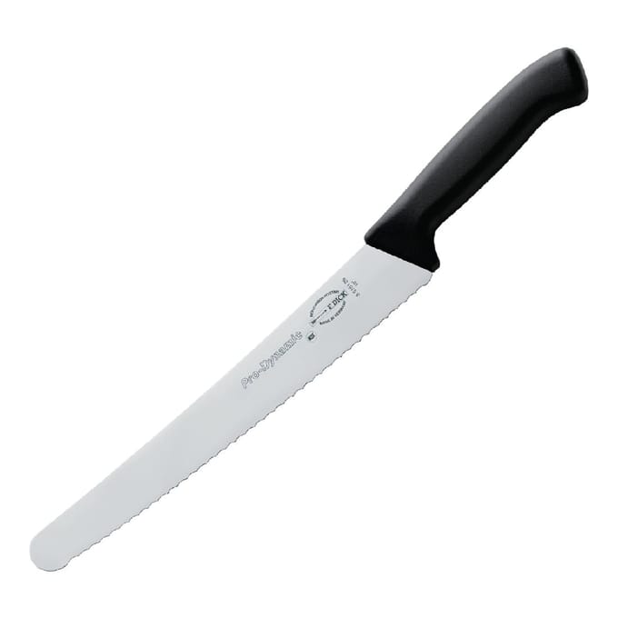 Dick Pro Dynamic HACCP gekarteld bakkersmes zwart 25.5cm