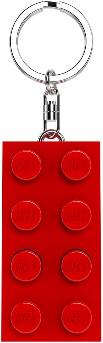 Euromic LEGO® Minifigurines Keychain Light 2x4 Brick Red