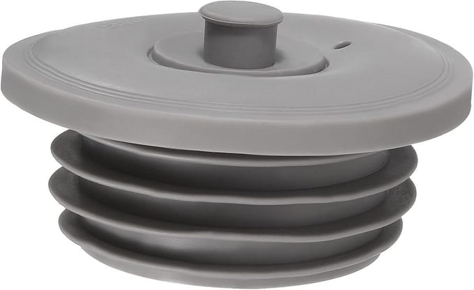 Silicone afvoerbuis afdichtring met stop voor 60-65 mm PVC buizen