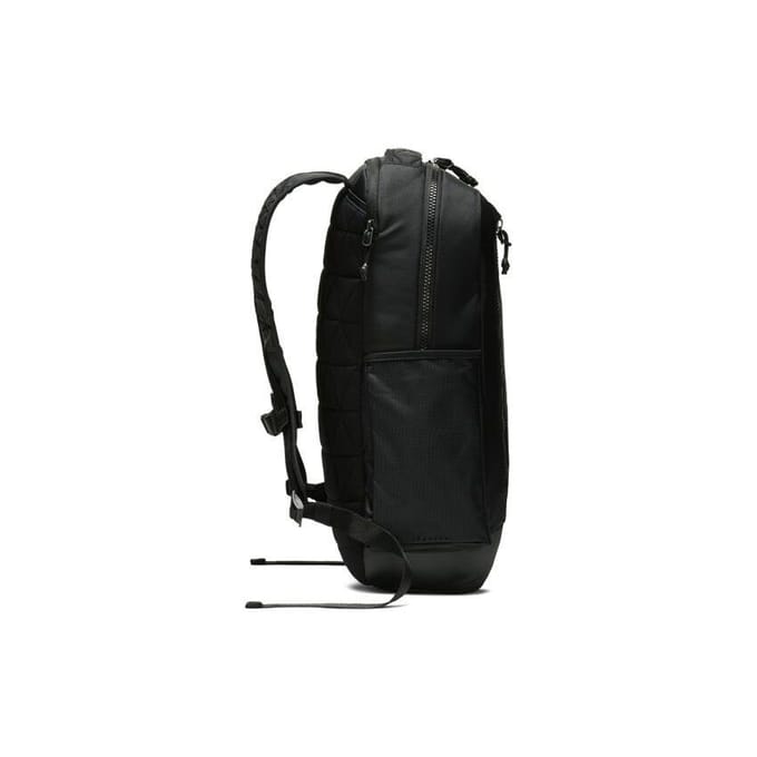Nike Sport Vrije Tijd Grote Capaciteit Nylon Laptop Rugzak Unisex Rugzak Zwart BA5539-010 Black