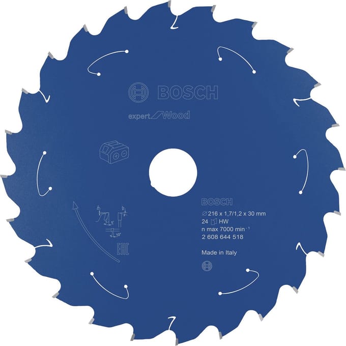 Bosch cirkelzaagblad Expert for Wood voor accucirkelzaagmachines ...