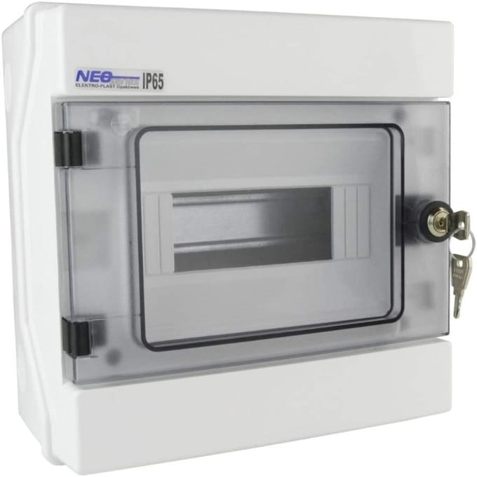 Kleine Verdeelkast voor Thuisgebruik - 8 Module, IP65, Perfect voor Organisatie
