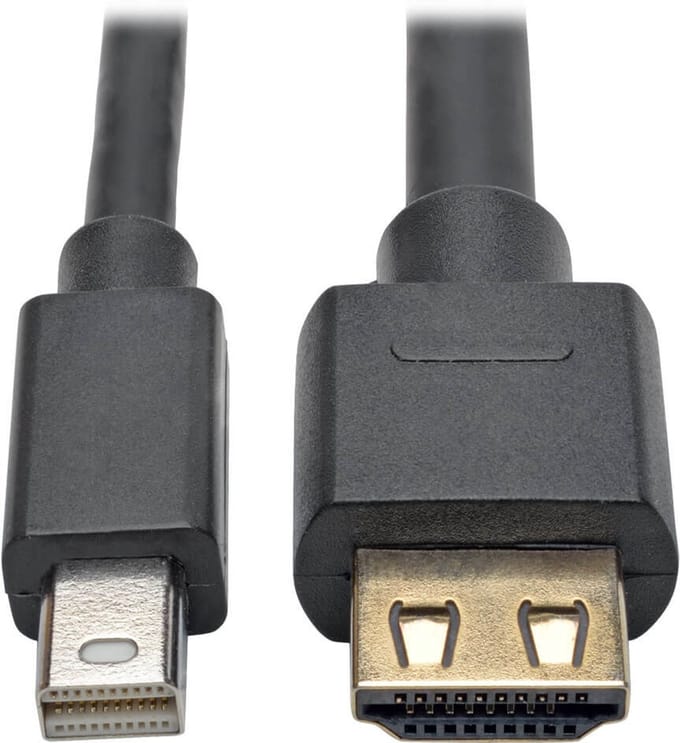 Tripp Lite P586-010-HD-V2A video kabel adapter 3 m MINI DISPLAYPORT HDMI Zwart