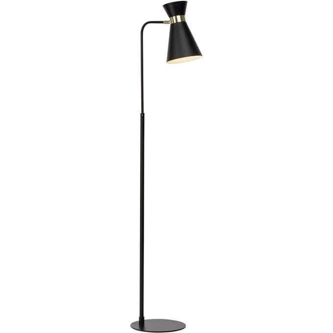 Brilliant Goldy 64458/86 Staande lamp LED E27 28 W Zwart (mat), Goud