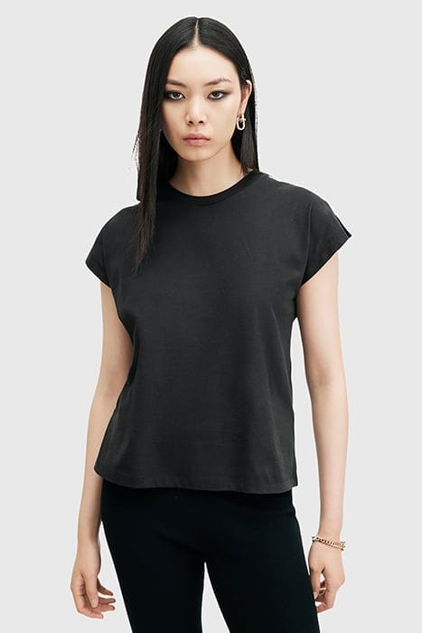 AllSaints Rue Tee Black Maat: XS | Tops Outlet | Dames | Zwart