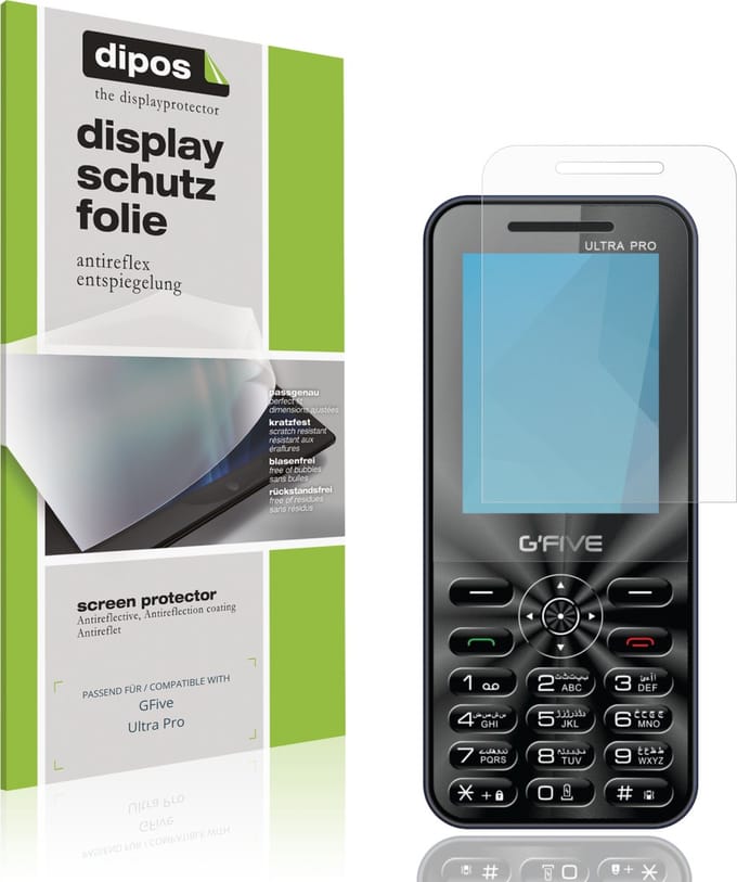 dipos – 4x Matte Beschermfolie geschikt voor GFive Ultra Pro | Krasbestendige & antireflecterende Screenprotector Ultra-Thin