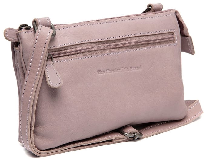 Chesterfield Osaka Washed Waxed Pull Up Schoudertas - Lavendel Lila
