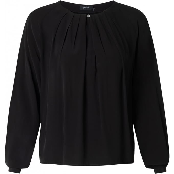 YEST Dionne Tops - Black - maat 48
