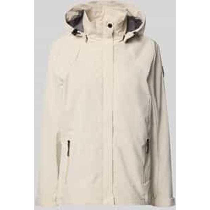 parka met capuchon en verborgen ritssluiting