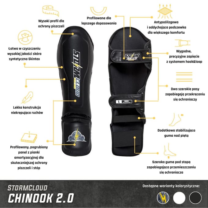 StormCloud Chinook 2.0 Classic - Scheenbeschermers - Zwart - XL - Antislip en Ademend