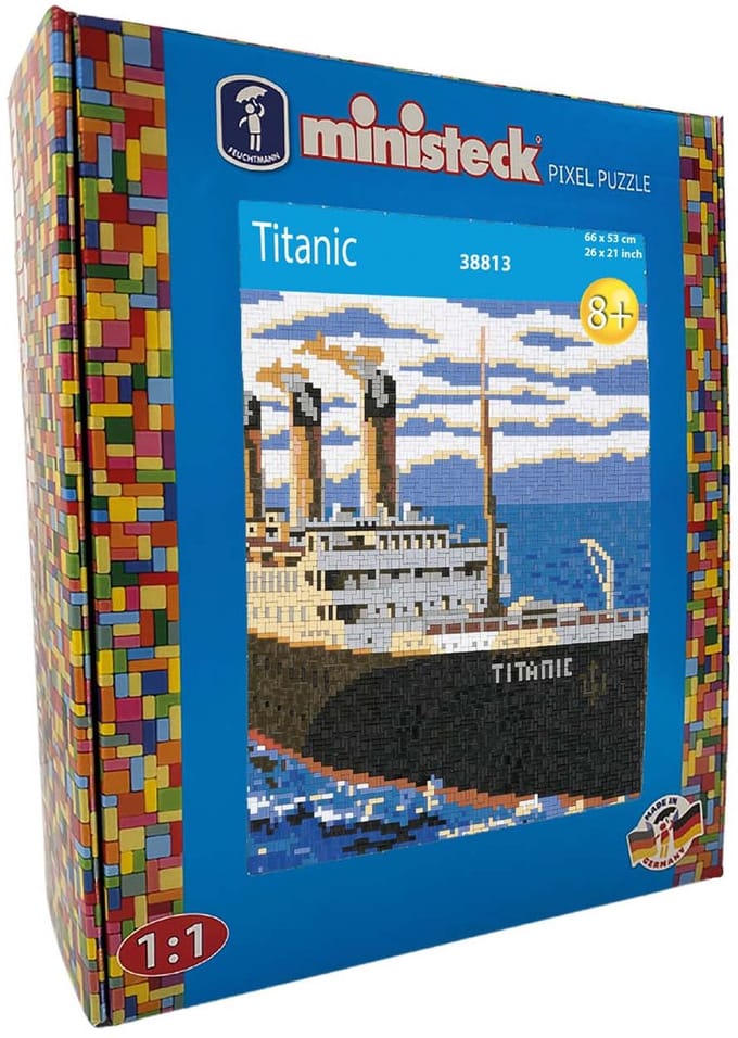 Ministeck mozaïek Titanic bouwset - XXL box - 7500 stukjes.