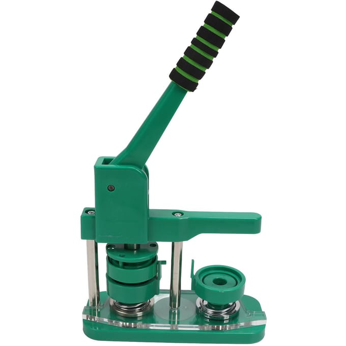 44mm Knopmaker Machine 100 Sets DIY Speldjes Knop Persmachine Draagbaarheid met Beschermende blue