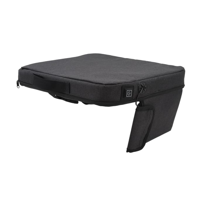 Verwarmd Kussen Zwart USB Smart 3 Temperatuurstanden Draagbaar Verwarmd Stadionkussen gray
