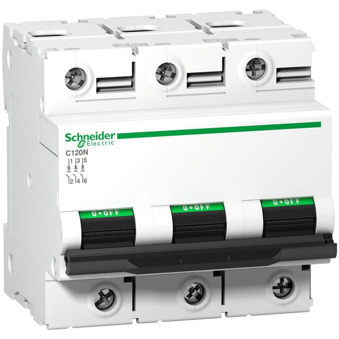 Schneider Electric C120N 3P 100A Aardlekschakelaar - A9N18367