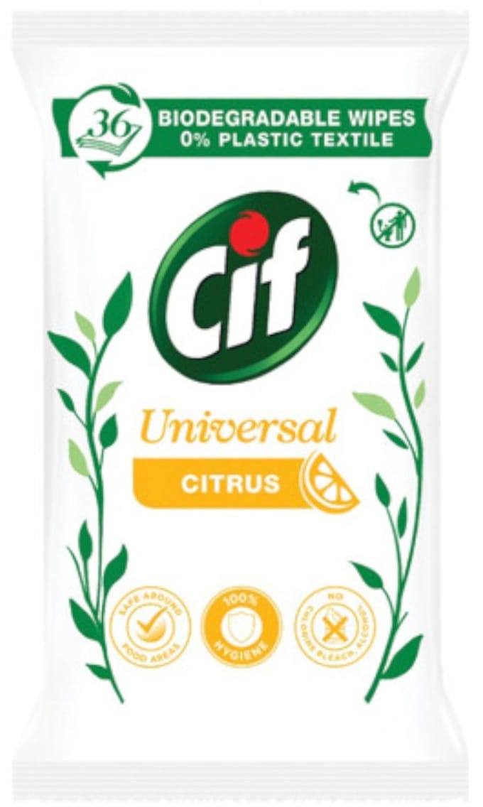 Cif Reinigingsdoekjes - 36st - universal citrus