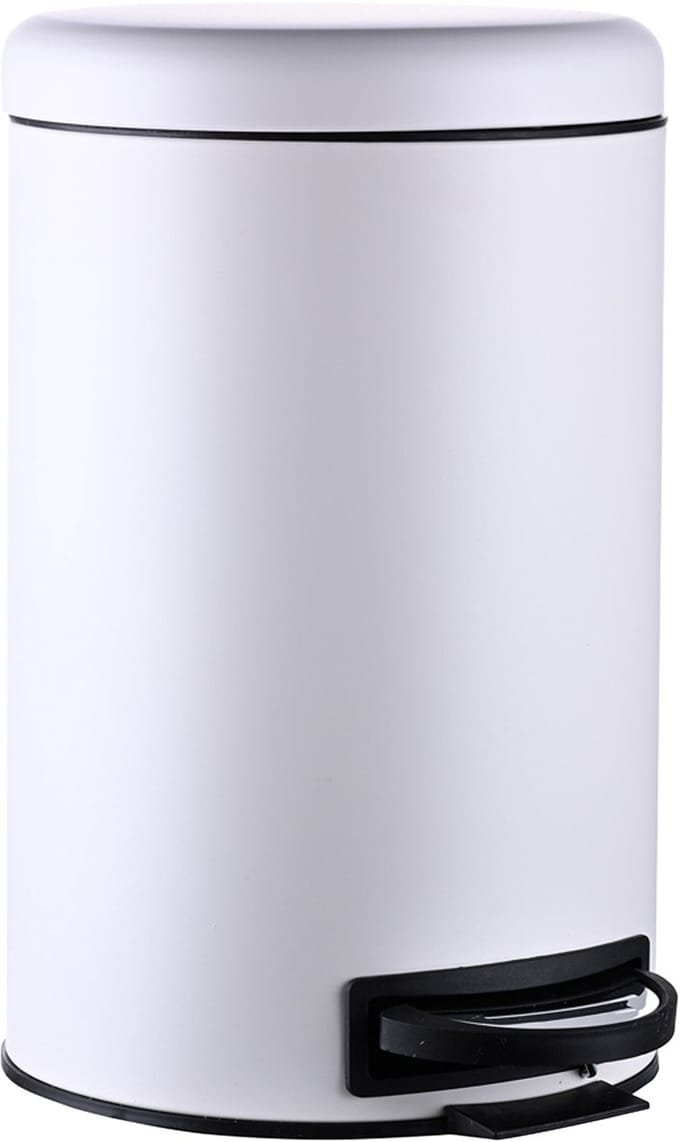 Prullenbak keuken - 12 l - binnenemmer - softclose - wit