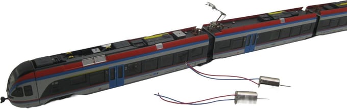 micromotor NL001 motor ombouwset voor Liliput Flirt (2 Motor)