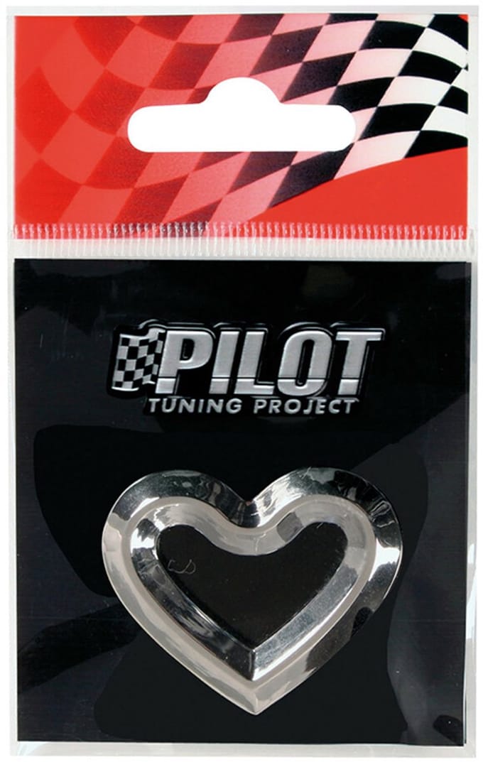 3D symbool chroom - *Heart*