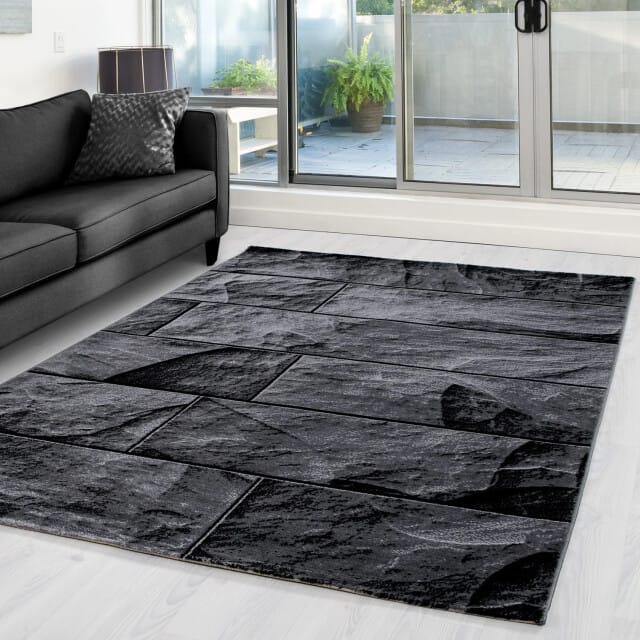 Muratap Parma design vloerkleed / grijs laagpolig- 160x230 cm