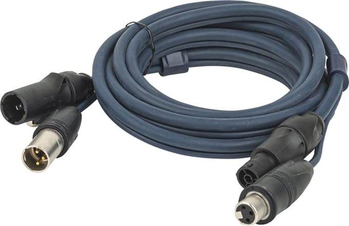 Combikabel DAP FP156 - IP65 PowerCON True1 & 3-pin XLR 6 m