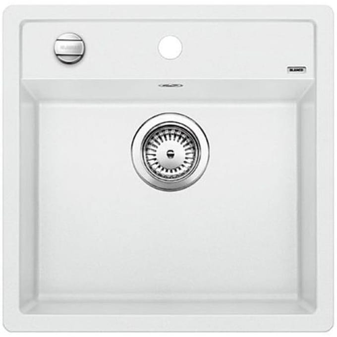 Spoelbak Blanco Dalago 5 opbouw wit 518524. Draaiknopbediening.