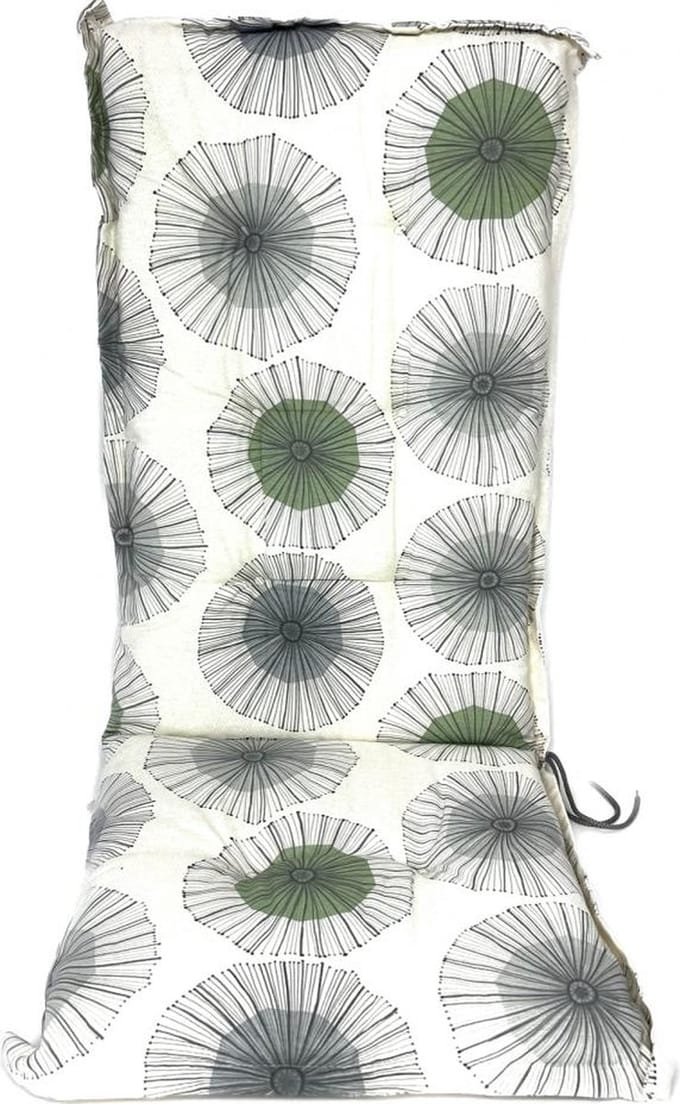 Madison Tuinstoelkussen hoge rug 50x123 cm Dandy groen