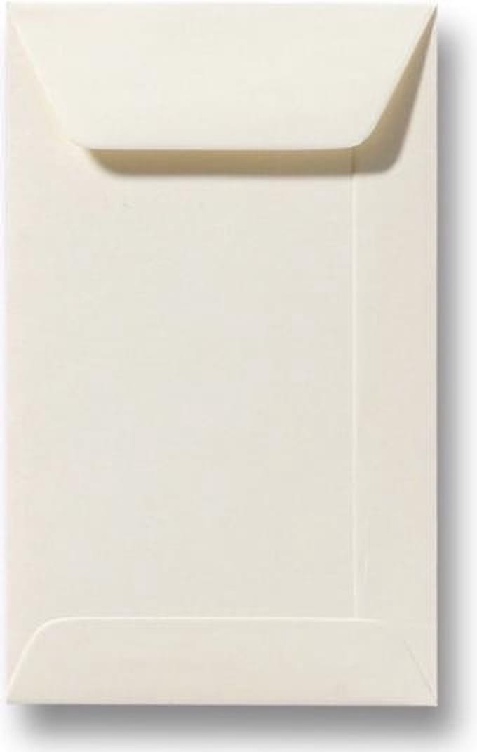Envelop 6,5 x 10,5 cm Ivoor 100 stuks