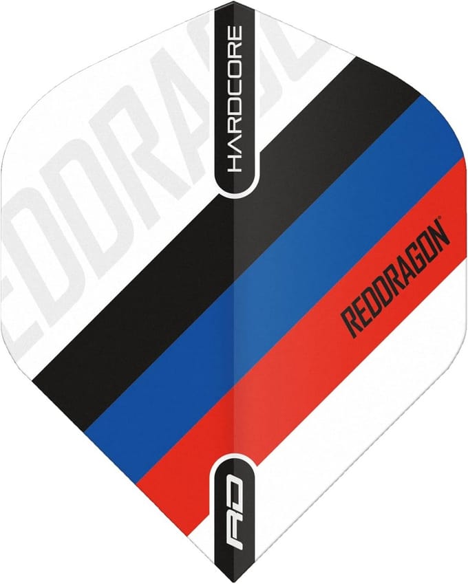 Dart Flights Tri-Stripe XT Set 12 Stuks Zeer Stevig