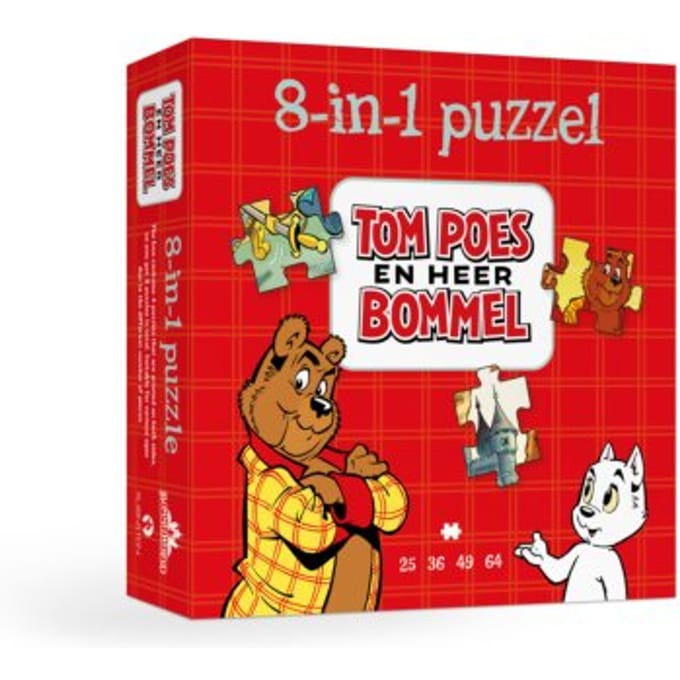 Tom Poes En Heer Bommel 8-In-1 Puzzel