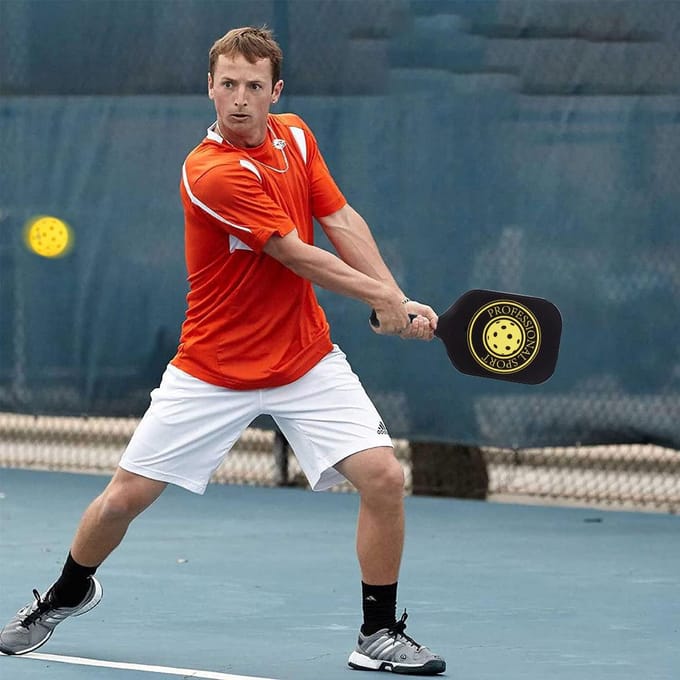Carbon Fiber Aramide Pickleball Paddles PP Honingraat UV Bedrukt Racket Set