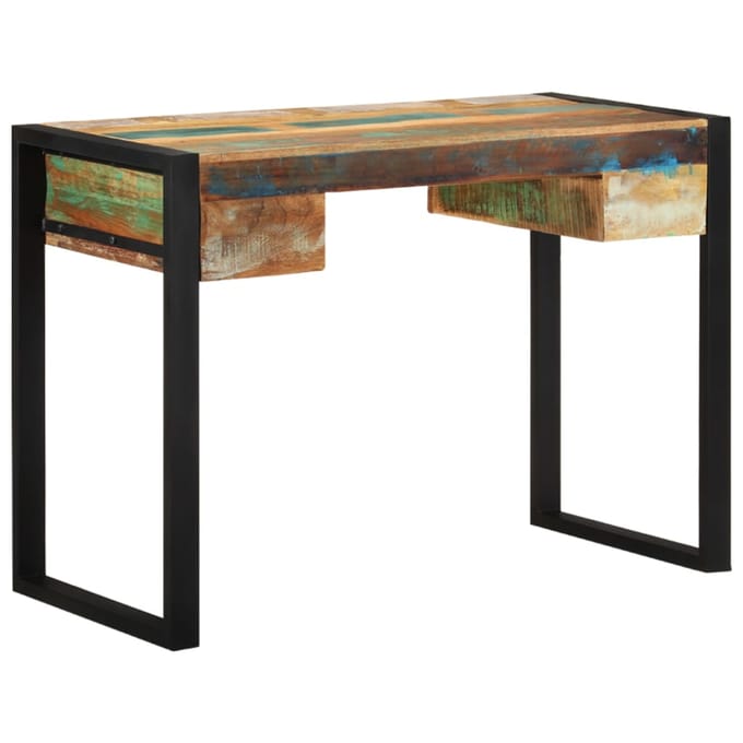 vidaXL - Bureau - massief - gerecycled - hout