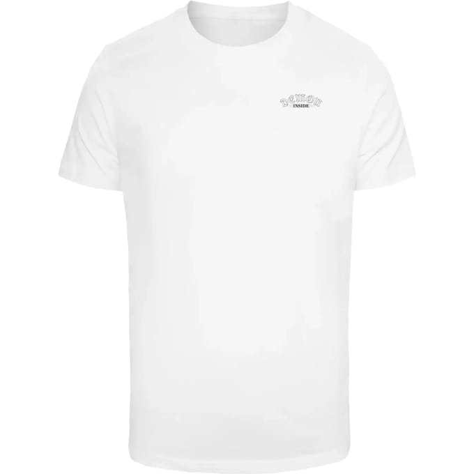 Mister Tee - Skull Butterfly Heren Tshirt - S - Wit