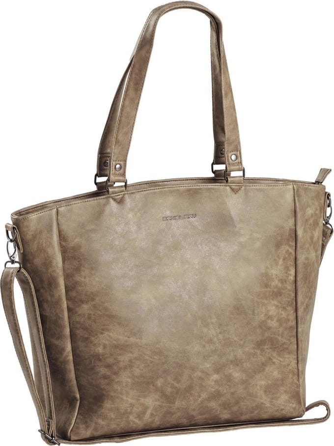 Daniel Ray Sumter Laptoptas / Schoudertas - Grote Shopper met Laptopvak 15,6 inch - Beige