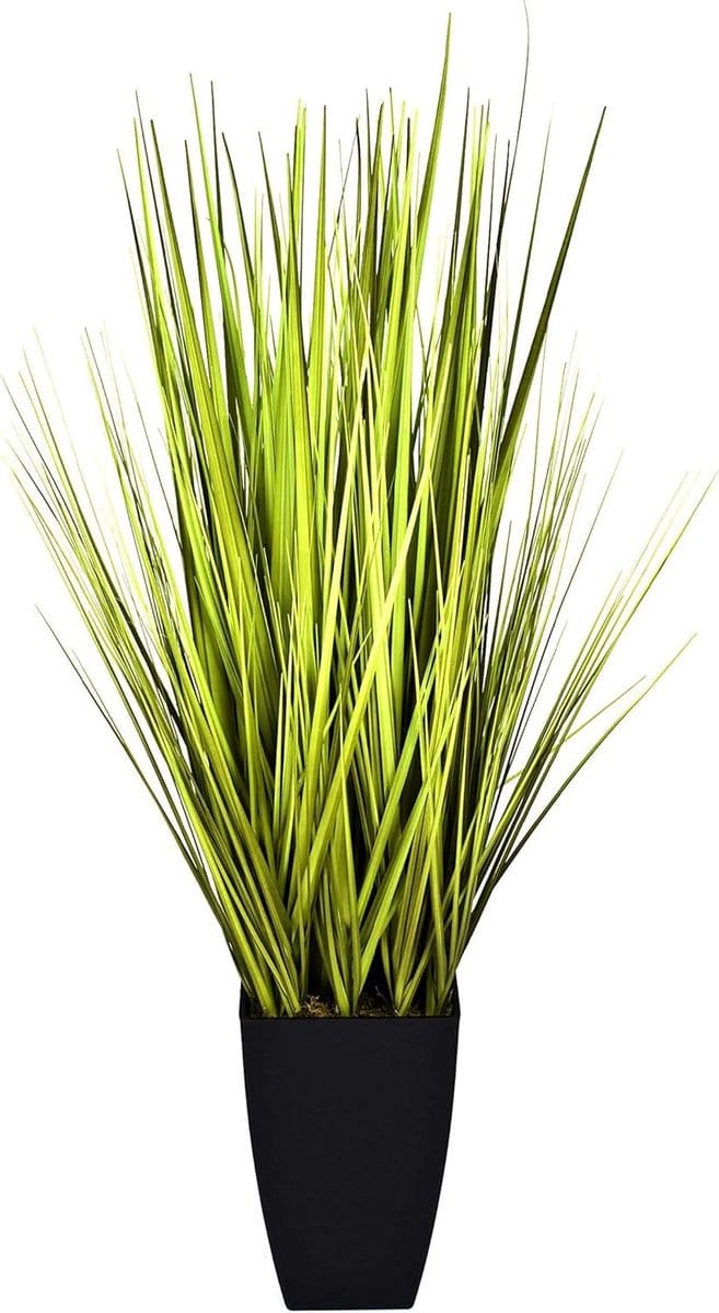 Kunstgras in Pot - Nepgras Decoratief Gras - Interieur Decoratie - Uv-bestendig - 99 cm - Groen