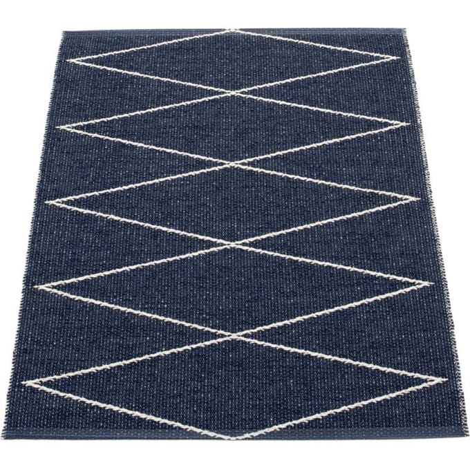 Pappelina - Max vloerkleed - donkerblauw - 70 x 100 cm
