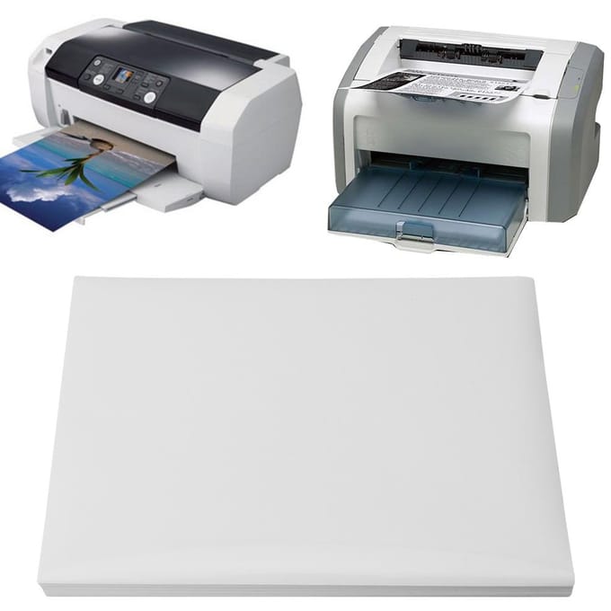 100 Vel A4 Formaat Stickerpapier Bedrukbaar Zelfklevend Stickerpapier met Hoge Viscositeit white