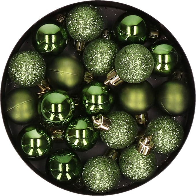 Cosy&Trendy kersballen - 20 stuks - 3cm - kunststof