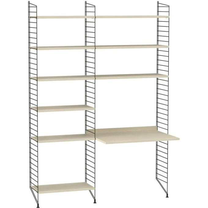 String Furniture Keuken kastsysteem Bundle L - zwart