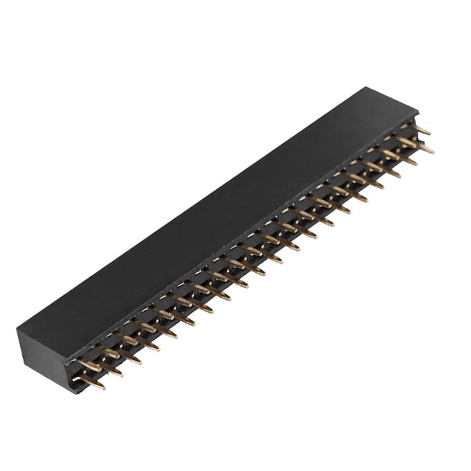 5 stuks 2 x 20 pinnen 2,54 m pitch vrouwelijke dubbele rij korte pinheaders voor Raspberry Pi